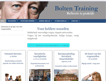 Tablet Screenshot of boltentraining.nl